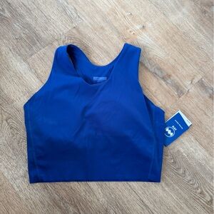 Janji Long Bra Vibrant Blue Athletic Tank